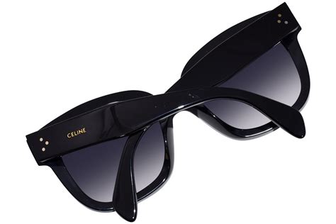 celine cl40002 s 01b|Oversized sunglasses Celine Black in Plastic .